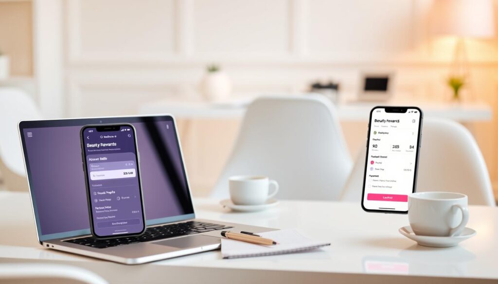 beauty rewards account management